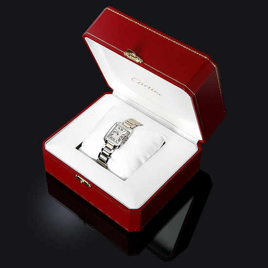 CARTIER(USED) 탱크 앙글레즈 콤비 스몰