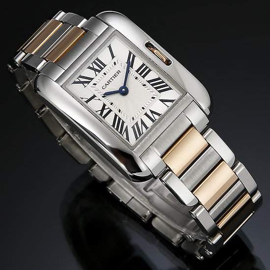 CARTIER(USED) 탱크 앙글레즈 콤비 스몰