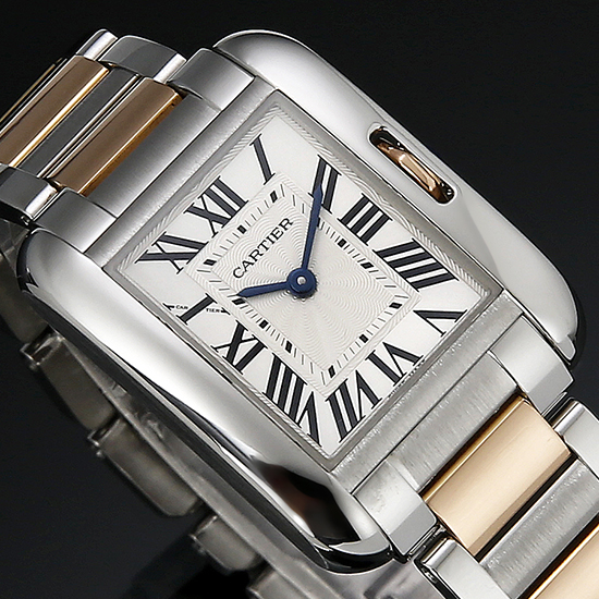CARTIER(USED) 탱크 앙글레즈 콤비 스몰