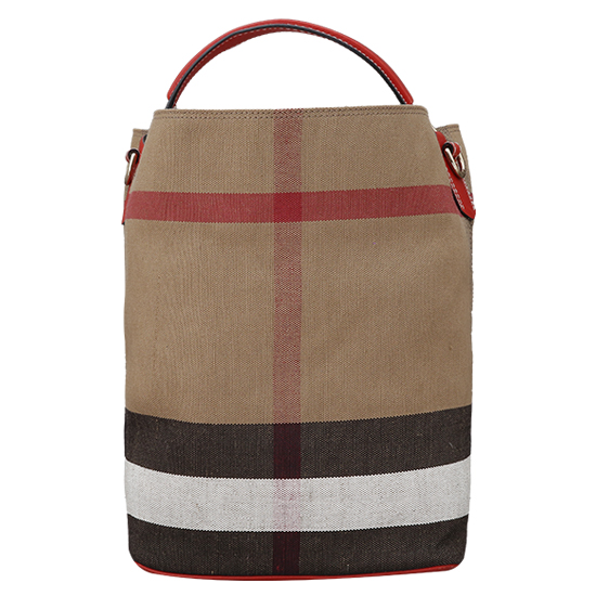 BURBERRY(USED)애쉬비 캔버스 체크 호보백