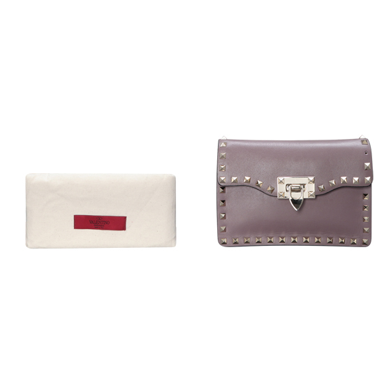 VALENTINO(USED)락스터드 크로스 바디백
