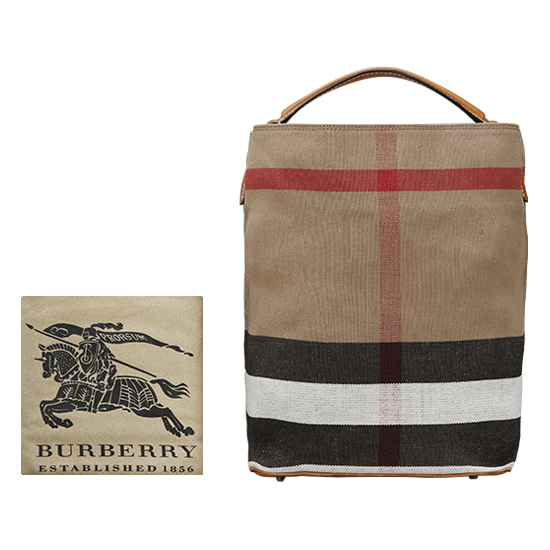 BURBERRY(USED)애쉬비 캔버스 체크 호보백