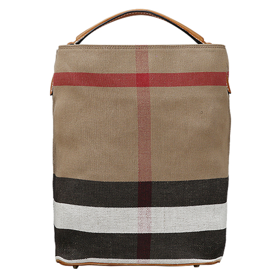 BURBERRY(USED)애쉬비 캔버스 체크 호보백