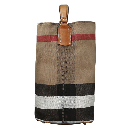 BURBERRY(USED)애쉬비 캔버스 체크 호보백