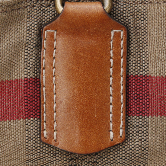 BURBERRY(USED)애쉬비 캔버스 체크 호보백