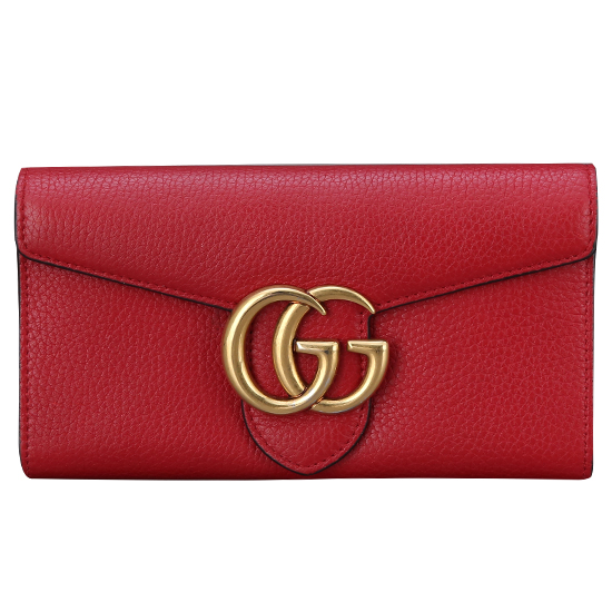 GUCCI(USED) 구찌 마몽트 플랩 장지갑