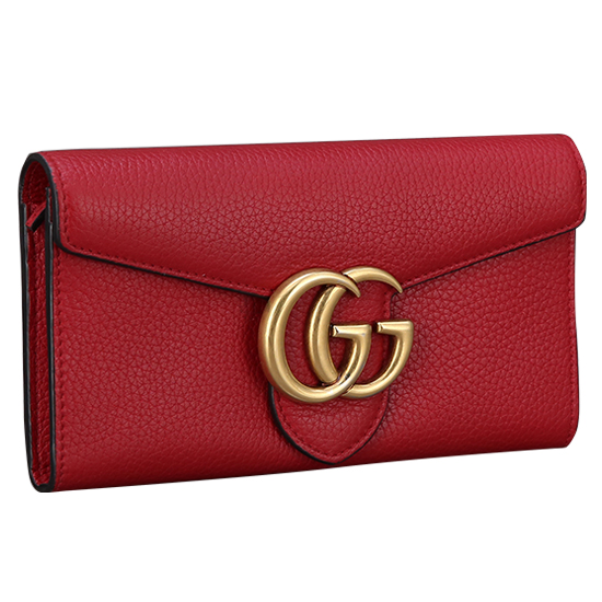 GUCCI(USED) 구찌 마몽트 플랩 장지갑