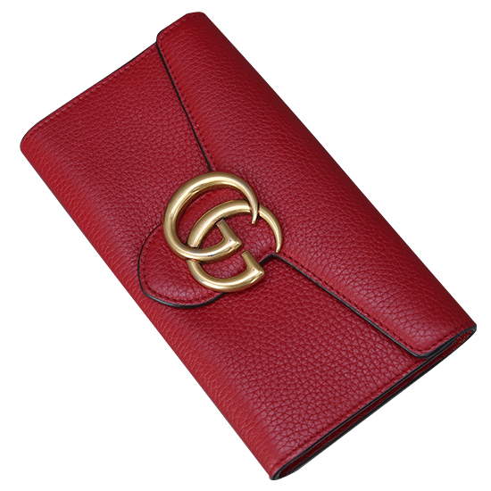 GUCCI(USED) 구찌 마몽트 플랩 장지갑