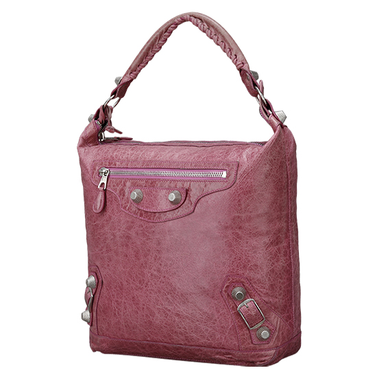 BALENCIAGA(USED)자이언트 핑크 호보백