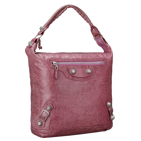 BALENCIAGA(USED)자이언트 핑크 호보백
