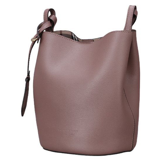 BURBERRY(USED)핑크 레더 버킷백