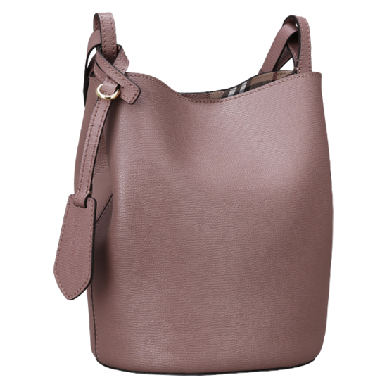 BURBERRY(USED)핑크 레더 버킷백