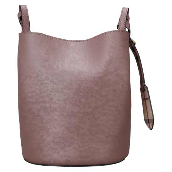 BURBERRY(USED)핑크 레더 버킷백
