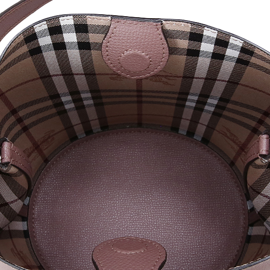 BURBERRY(USED)핑크 레더 버킷백