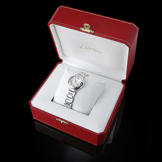 CARTIER(USED) 발롱블루 스틸 28