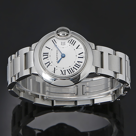 CARTIER(USED) 발롱블루 스틸 28