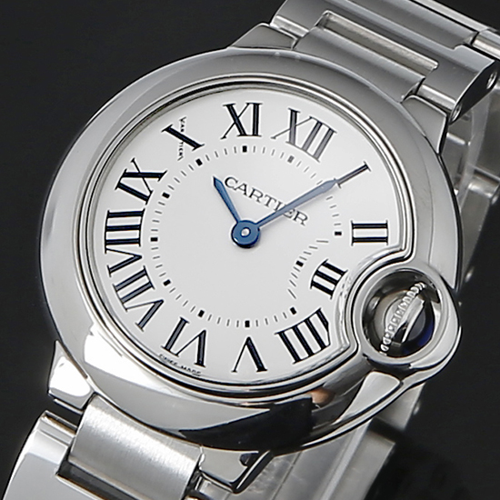 CARTIER(USED) 발롱블루 스틸 28
