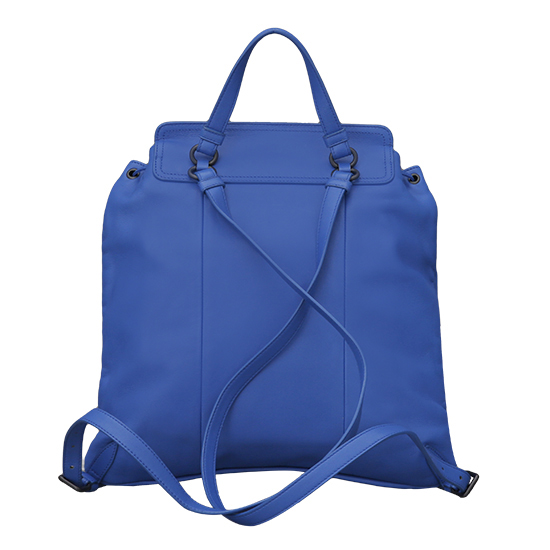 BOTTEGA VENETA(USED)인트레치아토 블루 레더 백팩