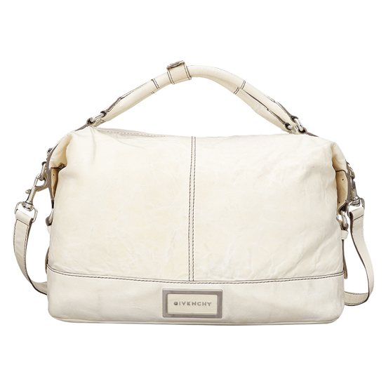 GIVENCHY(USED) 아이보리 링클 토트겸 숄더백