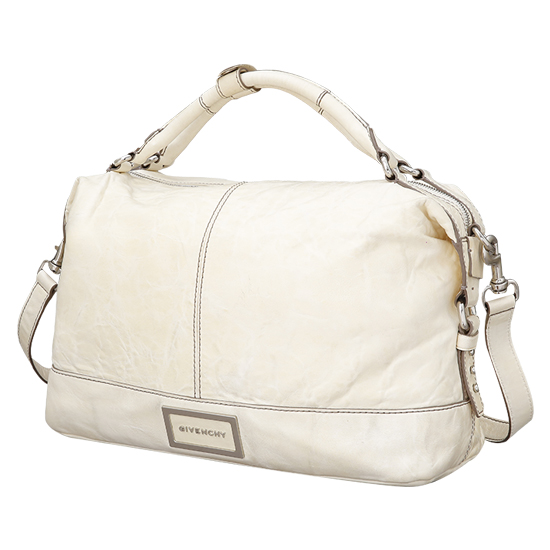 GIVENCHY(USED) 아이보리 링클 토트겸 숄더백