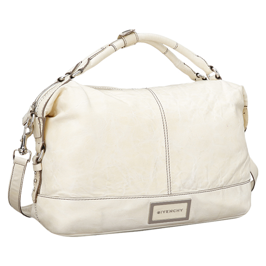 GIVENCHY(USED) 아이보리 링클 토트겸 숄더백