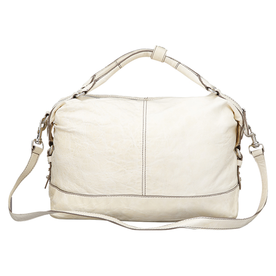 GIVENCHY(USED) 아이보리 링클 토트겸 숄더백