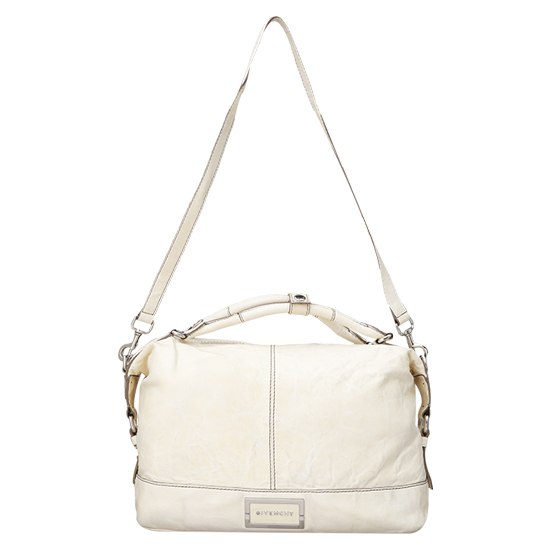 GIVENCHY(USED) 아이보리 링클 토트겸 숄더백