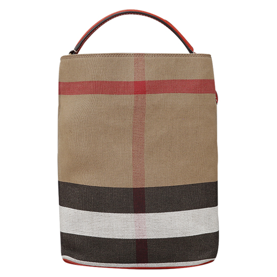 BURBERRY(USED)애쉬비 캔버스 체크 호보백