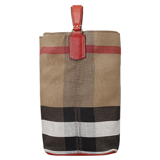BURBERRY(USED)애쉬비 캔버스 체크 호보백