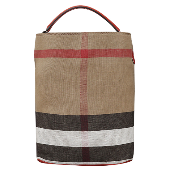 BURBERRY(USED)애쉬비 캔버스 체크 호보백