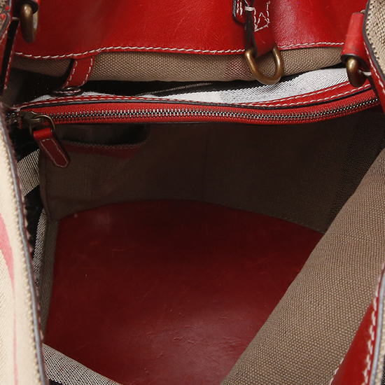 BURBERRY(USED)애쉬비 캔버스 체크 호보백