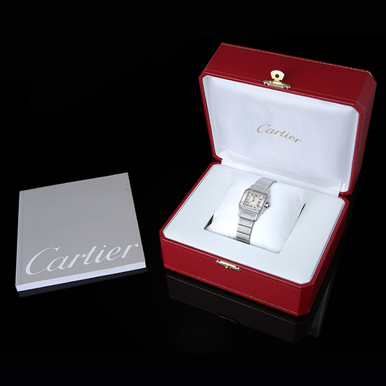 CARTIER(USED) 산토스 갈베 스틸 스몰