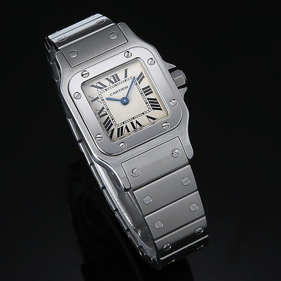CARTIER(USED) 산토스 갈베 스틸 스몰
