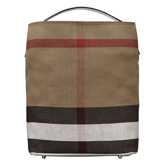 BURBERRY(USED)애쉬비 캔버스 체크 호보백