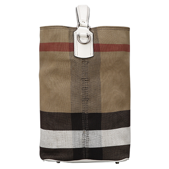 BURBERRY(USED)애쉬비 캔버스 체크 호보백
