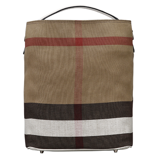 BURBERRY(USED)애쉬비 캔버스 체크 호보백