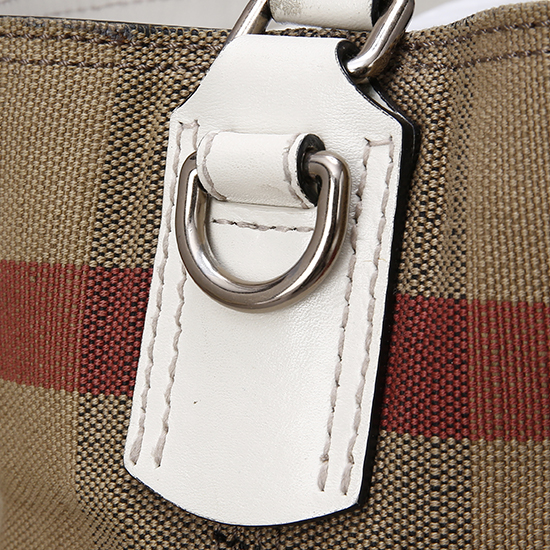 BURBERRY(USED)애쉬비 캔버스 체크 호보백