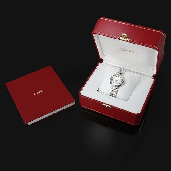 CARTIER(USED) 발롱블루 스틸 33 오토