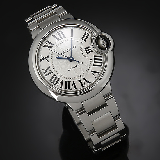 CARTIER(USED) 발롱블루 스틸 33 오토