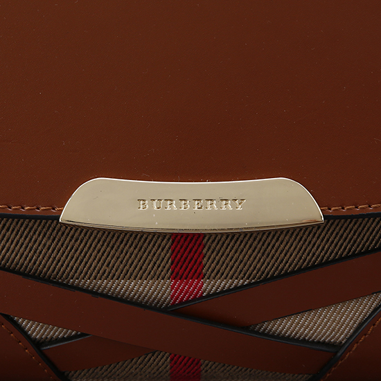 BURBERRY(USED)하우스 체크 트리밍 크로스백