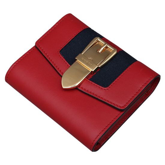 GUCCI(USED) 구찌 실비 레더 가죽 반지갑