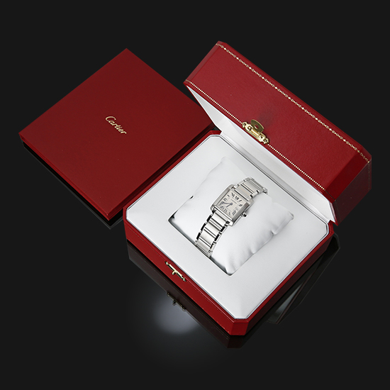 CARTIER(USED) 탱크 프랑세스 스틸 M