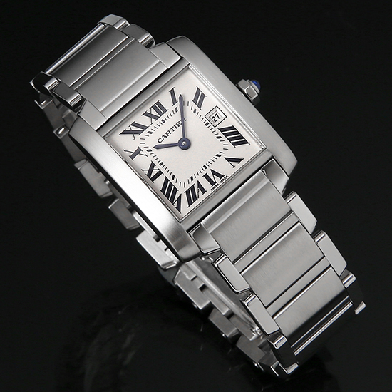 CARTIER(USED) 탱크 프랑세스 스틸 M