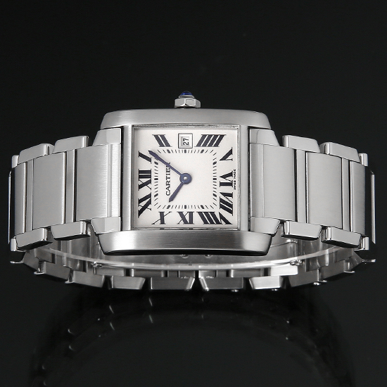 CARTIER(USED) 탱크 프랑세스 스틸 M