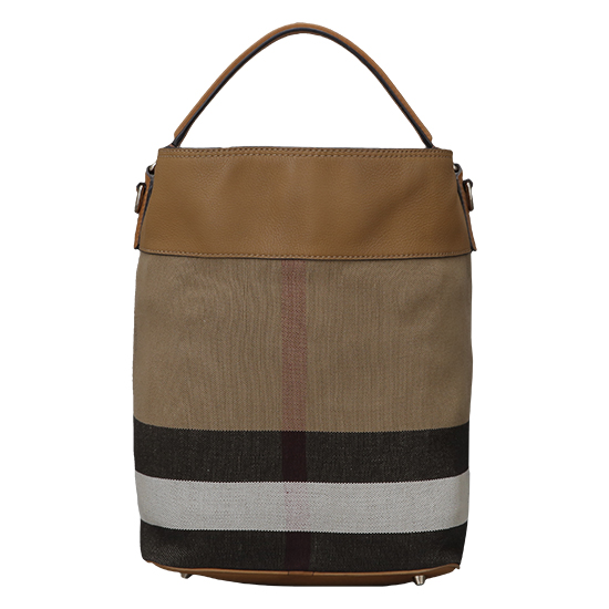 BURBERRY(USED)애쉬비 캔버스 체크 호보백