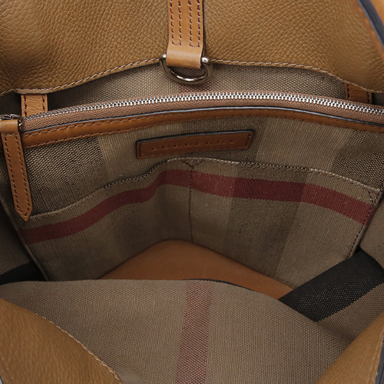 BURBERRY(USED)애쉬비 캔버스 체크 호보백