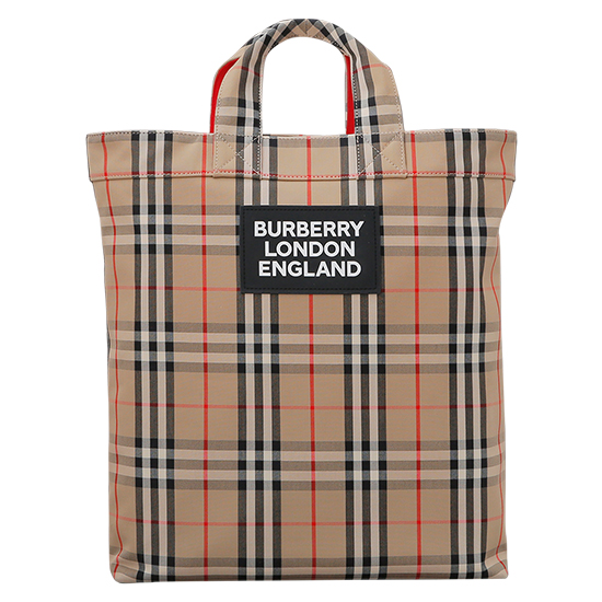 BURBERRY(USED)체크 패브릭 숄더