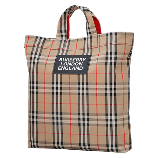 BURBERRY(USED)체크 패브릭 숄더