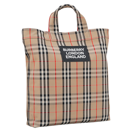 BURBERRY(USED)체크 패브릭 숄더