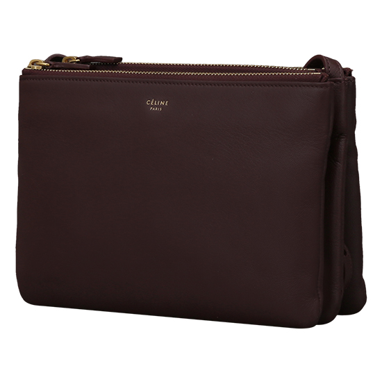 CELINE(USED)트리오백 버건디